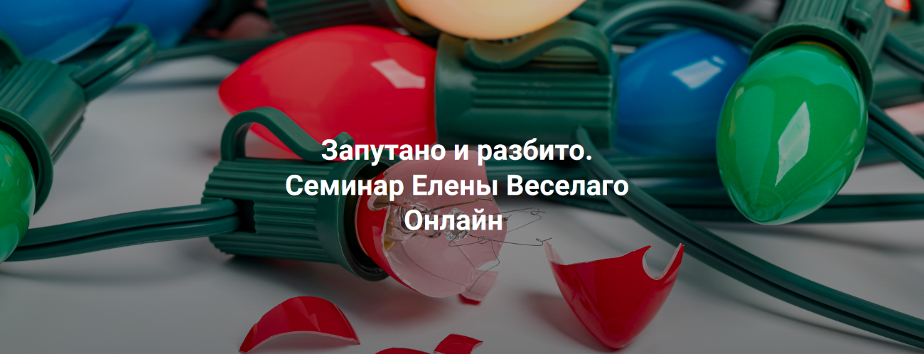 [Елена Веселаго] [Институт Открытого Поля] Запутано и разбито (2024)