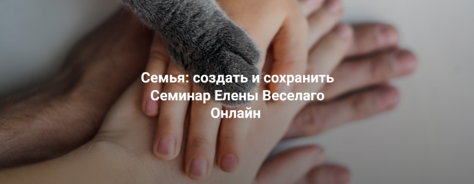 [Елена Веселаго] [Институт Открытого Поля] Семья: создать и сохранить (2024)