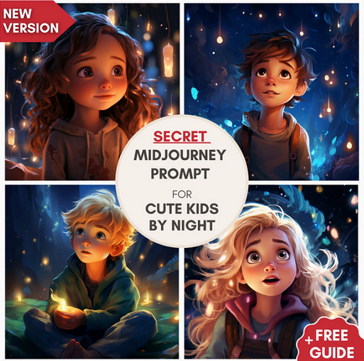 [InfinteArtDesigns] Милые сказочные промпты Midjourney для детских книг, игр и открыток (2025)