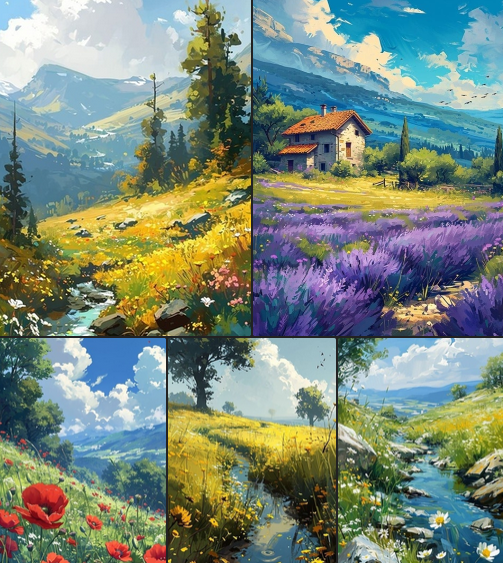 [Виталий Антипин] Пейзаж гуашью (2024)