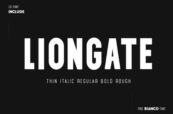 [Creativefabrica] Liongate Font (2022)