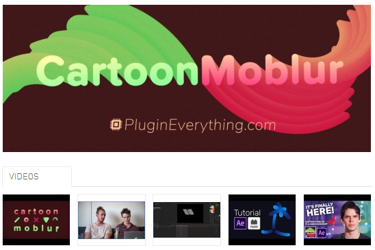 [Aescripts] Cartoon Moblur - Плагин для создания мультяшного эффекта размытия в анимации (2022)