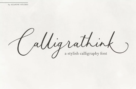 [Fontbundles] Calligrathink Font (2022)