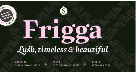 [Myfonts] Frigga (2022)