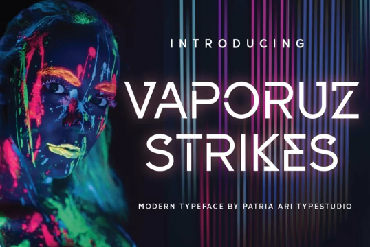[Fontbundles] Vaporuz Strikes (2022)