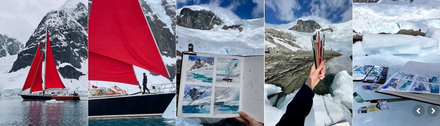 [Юлия Барминова] [lectoroom] Горы, море, парусная яхта акварелью (2022)