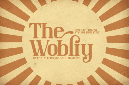 [Creativefabrica] The Wobliy Font (2022)