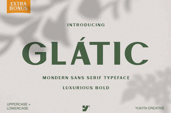 [Creativemarket] Glatic Font (2022)