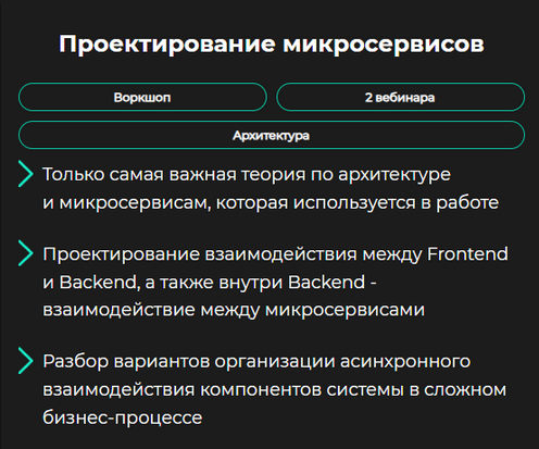 [GetAnalyst] Проектирование микросервисов (2024)
