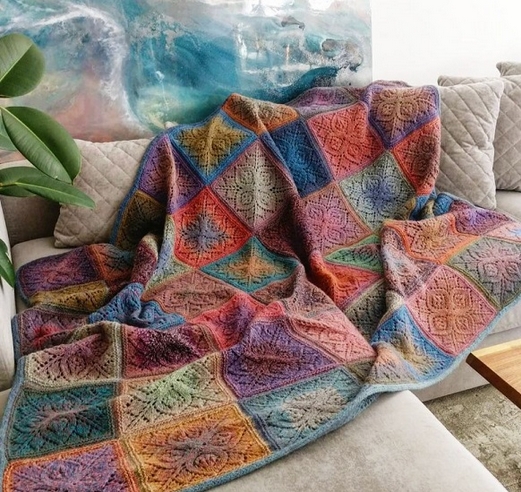 [Ольга Ковалевская] [Вязание] Плед Изразец. 3 Мастер-класса (2024)