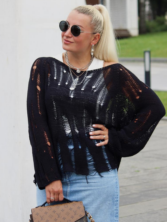 [Ксения Маликова] Джемпер-сетка Passion (2024)