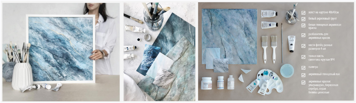 [Мария Трищецкая] [Декор] Имитация мрамора на основе акрила (2023)