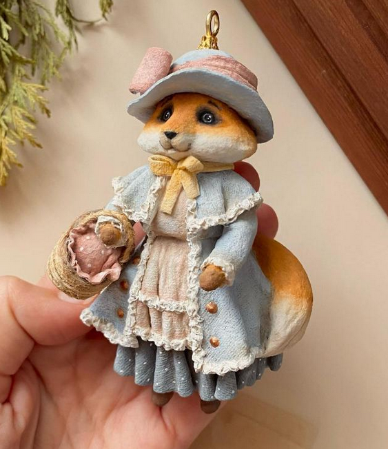 [cotton_toys_st] [Ватная игрушка] Лисичка (2023)