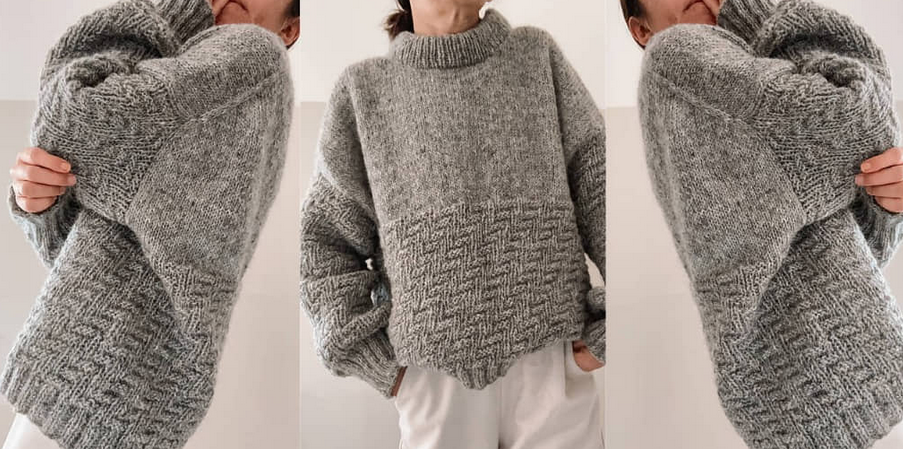 [Вяжи.ру] Свитер оверсайз Florina (2023)