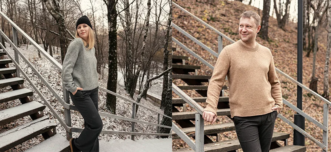 [Елена Харлап] [flight _knit_eat_repeat] Джемпер Men Basic (2023)