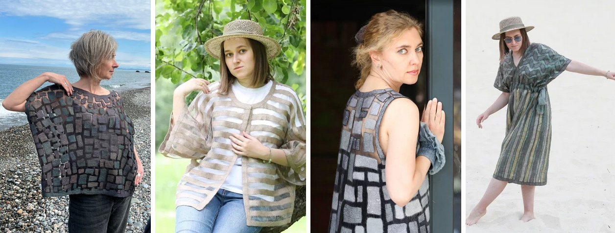 [Оксана Ткаченко, Наталья Кондрашева] [Школа Войлока Онлайн] Невесомость (2023)