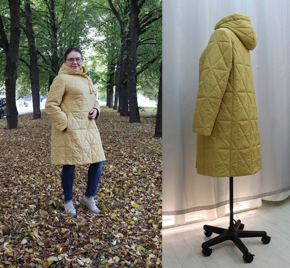 [Тамара Тимофеева] [Шитье] Пальто с цельнокроенным капюшоном (2022)