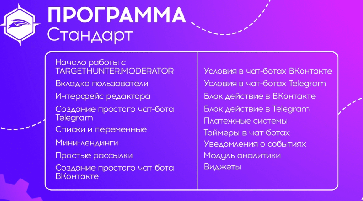 [TargetHunter] Модератор. Тариф Стандарт (2023)