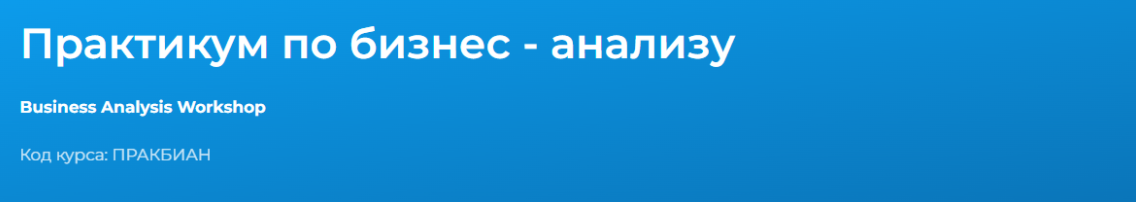 [Специалист] [Светлана Казакова] Практикум по бизнес - анализу (2024)