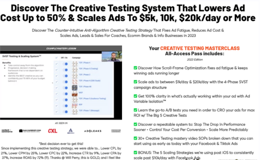 [Elite media buyers] Creative Testing System That Lowers Ad Costs to 50% (2023)