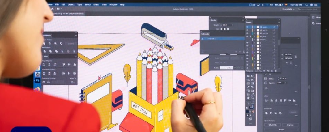 [Domestika] [Ana Pérez López] Изометрическая анимация с помощью Illustrator и After Effects (2024)