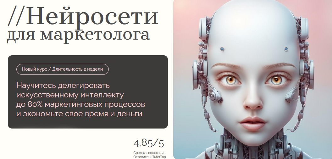 [А.Добрусин, Д.Халилов, И.Егорова] [Maed] Нейросети для маркетолога (2024)